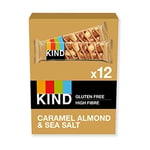 KIND Bars, Healthy Gluten Free & Low Calorie Snack Bars, Caramel Almond & Sea 12