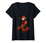Womens Foxy Lady V-Neck T-Shirt
