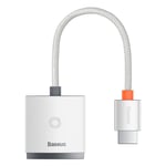 Baseus Lite Series Hdmi To Vga Adapter With Audio (white)