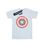 Marvel Dam/dam Captain America - skissad sköld Boyfriend-t-shirt i bomull