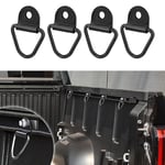 deemars 4PCS Ancres D'arrimage, D Rings Heavy Duty, Anneaux d'ancrage pour Benne de Camion, Accessoires pour Remorques Ancrage en Acier pour Remorque, Cargaison, Camion, Entrepôt, Bateau