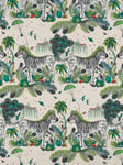 Clarke & Clarke Lost World Linen Blend Furnishing Fabric, Green