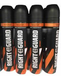 Right Guard Sport Mens Deodorant 4 x 250ml 48H Anti-Perspirant Spray