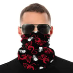 Nother Bandana respirant sans couture pour homme avec tête de mort pour sport et moto.