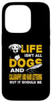 iPhone 14 Pro Funny Life Isn't All Dogs And Calligraphy And Hand Lettering Case