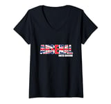 Womens Arsenal United Kingdom V-Neck T-Shirt