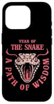 iPhone 16 Pro Year Of the Snake. A Path Of Wisdom. Cinese New Year Costume Case