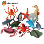 Sea Creature Toys Animal Figures - set of 12- bagged - direct from UK importer