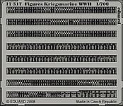 Eduard Accessories 17517 - 1:700 Figures Kriegsmarine WWII - Etched Set - New