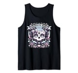 Pastel Goth Kawaii Punk Memento Mori Cute Skull Tank Top