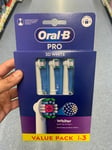 Genuine Oral-B Pro 3D White Toothbrush Heads – 3 Pack | Replacement Brush Heads