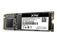 ADATA XPG SX6000 Pro - SSD - 512 Go - interne - M.2 2280 - PCIe 3.0 x4 (NVMe)