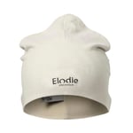 Elodie bomullsmössa Logo Creamy White 6-12 m