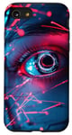 iPhone SE (2020) / 7 / 8 Futuristic Cybernetic Eyes Cyberpunk AI Sci-fi Case