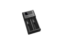 Nitecore Nyhet I2, Lithium Jern Fosfat (Lifepo4), Lithium-Ion (Li-Ion), Nikkel-Metalhydrid (Nimh), Aa, Aaa, Aaaa, C, D