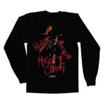 Hybris A Nightmare On Elm Street - Here I Come Long Sleeve Tee (Black,S)