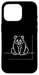 Coque pour iPhone 16 Pro Panda géant ours ligne art mammifère art zoologiste