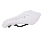 CHICIRIS Comfortable Bike Seat, Bike Saddle with Breathable Hollow Design, ZTTO Universal Comfortable Saddle Cover Mountain Bike Ultralight Cushion Hollow Saddle(white)