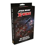 Atomic Mass Games, Star Wars : X-Wing 2ème Edition - La Bataille de Coruscant, Extension de scénario, Tablette 2 Joueurs, à partir de 14 Ans, 30-45 Minutes, Allemand