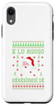 Coque pour iPhone XR 2024 Famille Noël Unique Ugly