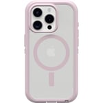 OtterBox iPhone 15 Pro (Only) Defender Series XT Clear Case - MOUNTAIN FROST (Clear), screenless, rugged, snaps to MagSafe, lanyard attachment