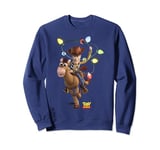 Disney Pixar Toy Story Christmas Woody & Bullseye Lasso Sweatshirt