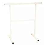 Tréteau fixe en métal époxy CQFD Solid blanc H. 74 cm