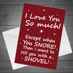 Rude Valentines Day Card For Boyfriend Husband Wife Girlfriend Funny Card