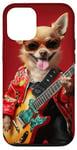 iPhone 12/12 Pro Chihuahua Dog lovers Rock music Cute pets Pet Fun Case