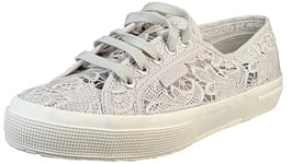 SUPERGA Unisex 2750 Macrame Oxford Flat, Grey Silver Favory, 3 UK