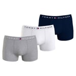 Tommy Hilfiger Kalsonger 3P Original Trunks Vit/Grå bomull XX-Large Herr