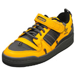 adidas Forum 84 Camp Low Mens Fashion Trainers in Yellow Black - 9 UK