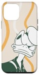 Coque pour iPhone 12 mini Motif rétro vintage Disney Donald Duck avec reflets et lignes