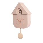 fisura. - Horloge à Coucou Beige avec Cadran Orange. Horloge Murale Originale pour Cadeau. 3 Piles AA Non incluses. Dimensions : 21,5 x 8 x 41,5 cm. Plastique ABS.…