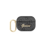 Coque Airpods Pro Guess 4G Script Logo Gris