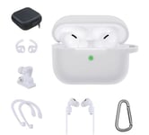 Kit accessoires 7 en 1 On Earz Mobile Gear pour AirPods Pro et Pro2 Blanc