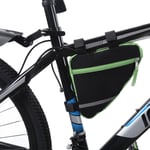 (green)HAOX Bicycle Storage Triangle Bag Nylon Fabric Bike Triangle Bag Store