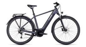 Vtc electrique cube touring hybrid one 625 shimano alivio 9v 625 wh 700 mm gris 2024