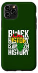 Coque pour iPhone 11 Pro L'histoire noire est l'histoire américaine continent africain