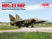 MIG-25 RBF SOVIET RECONNAISSANCE PLANE  ICM 1/48 PLASTIC KIT