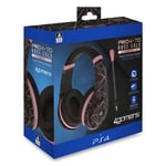 4gamers Ps4 Stereo Gaming Headset Rose Gold Edition - Abstract Black