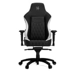 VERTAGEAR XL800  Gaming Chair Black and White with Headrest/Lumbar Pillows