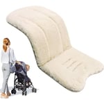 Breathable Stroller Seat Pad Faux Sheepskin Car Seat Pad  Baby Pushchair