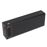 (black)22.5W Power Bank Case Large Capacity 20x18650 Smart Fast Charge Dual USB