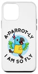 Coque pour iPhone 12 mini Jeu de mots amusant pour perroquet I Am So Fly