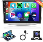 2G+64G Android Autoradio 2 Din pour VW Magotan/CC Passat B7/B6 2010-2015 avec Apple Carplay Android Auto GPS Navi WiFi 10.1 Pouces Autoradio avec Mirror Link Bluetooth FM/RDS/Dab/SWC Caméra de Recul