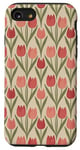 Coque pour iPhone SE (2020) / 7 / 8 Esthétique motif floral tulipe rétro vintage