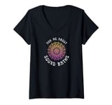 Womens Ask Me About Sound Baths New Age Wellness Mandala V-Neck T-Shirt