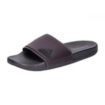 adidas Unisex Adilette Comfort Slides Sandals, Aurora Black/core Black/Aurora Black, 6 UK