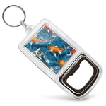 Acrylic Bottle Opener Keyring  - Beautiful Koi Carp Fish Sea Creatures  #8382